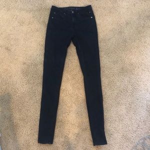 Dark blue Calvin Klein sculpted skinny jeans